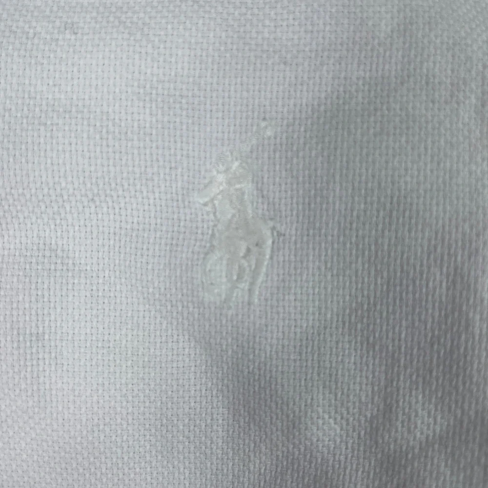 Ralph Lauren Button Down Mens 17.5 34 White Yarmouth Cotton Oxford Shirt